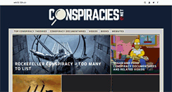 Desktop Screenshot of conspiracies.net